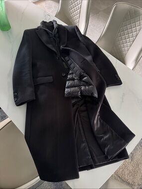 SKAI-SLB 3-in-1 wool coat with removable down liner